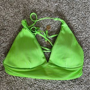 Luli Fama Babe in Miami Bikini Top Neon Lime